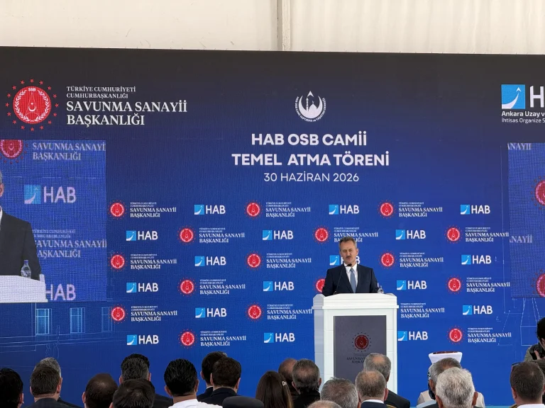HAB OSB Cami Temel Atma Töreni Gerçekleştirildi